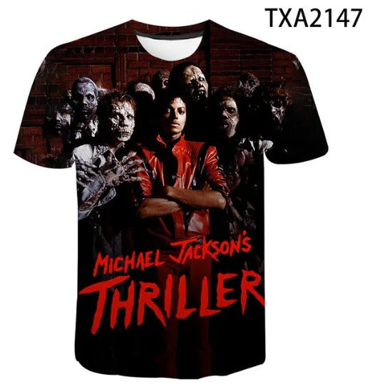 Michael Jackson Men's and Women's Fashion Hip Hop T-shirt