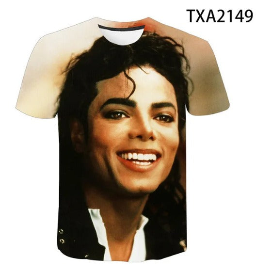 Michael Jackson Men's and Women's Fashion Hip Hop T-shirt