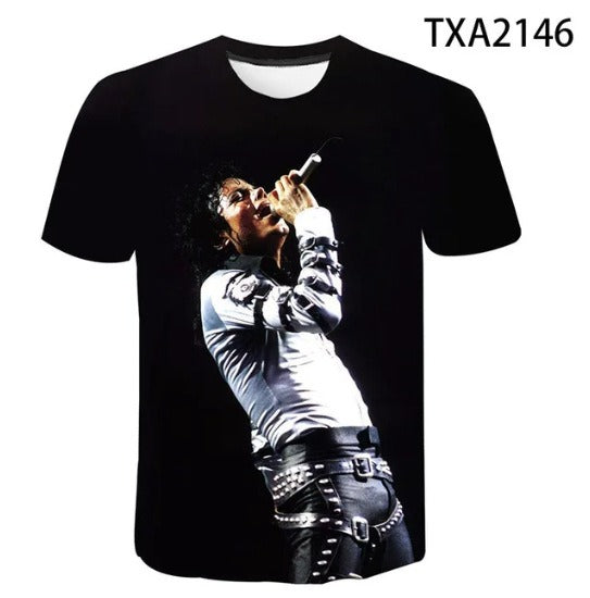 Michael Jackson Men's and Women's Fashion Hip Hop T-shirt