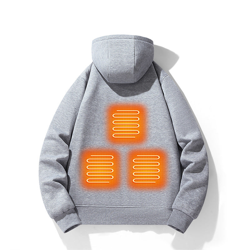 5-Zone Heated Hoodie – Smart Thermal Jacket