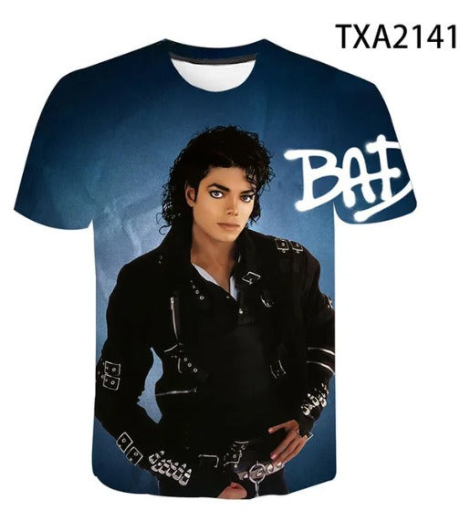 Michael Jackson Men's and Women's Fashion Hip Hop T-shirt