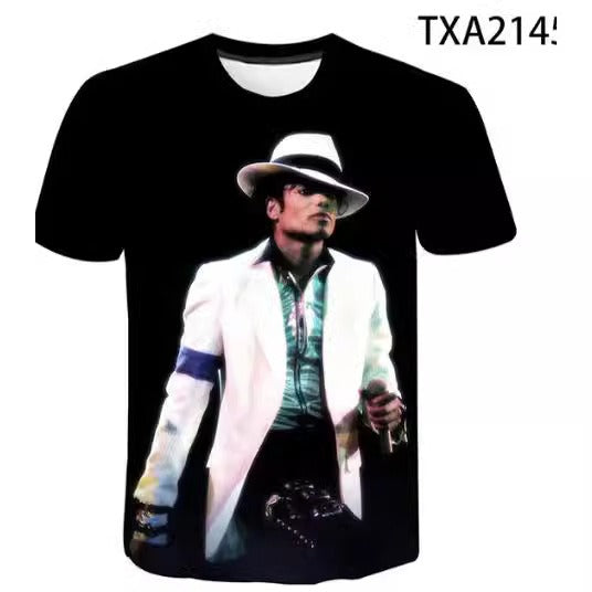 Michael Jackson Men's and Women's Fashion Hip Hop T-shirt