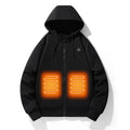 5-Zone Heated Hoodie – Smart Thermal Jacket