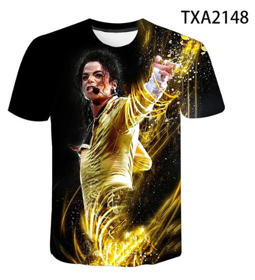 Michael Jackson Men's and Women's Fashion Hip Hop T-shirt