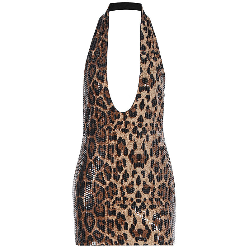 Leopard Halter Mini