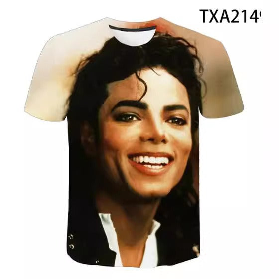 Michael Jackson Men's and Women's Fashion Hip Hop T-shirt