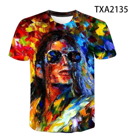 Michael Jackson Men's and Women's Fashion Hip Hop T-shirt