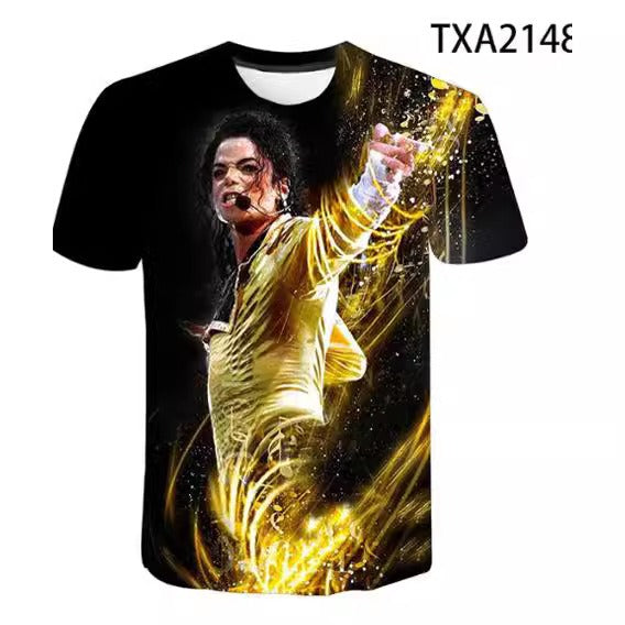 Michael Jackson Men's and Women's Fashion Hip Hop T-shirt