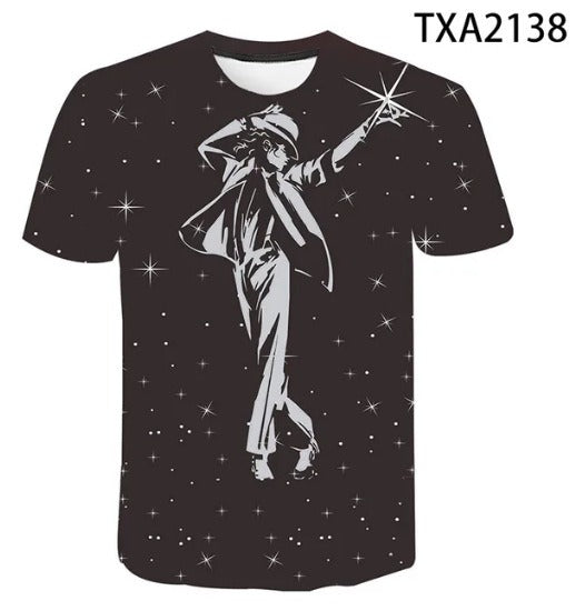 Michael Jackson Men's and Women's Fashion Hip Hop T-shirt