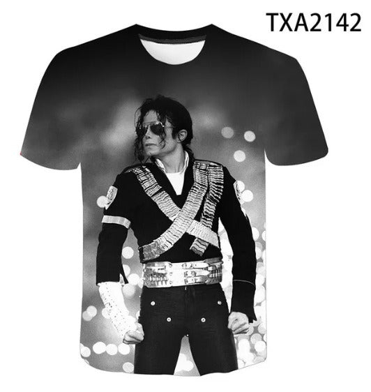 Michael Jackson Men's and Women's Fashion Hip Hop T-shirt