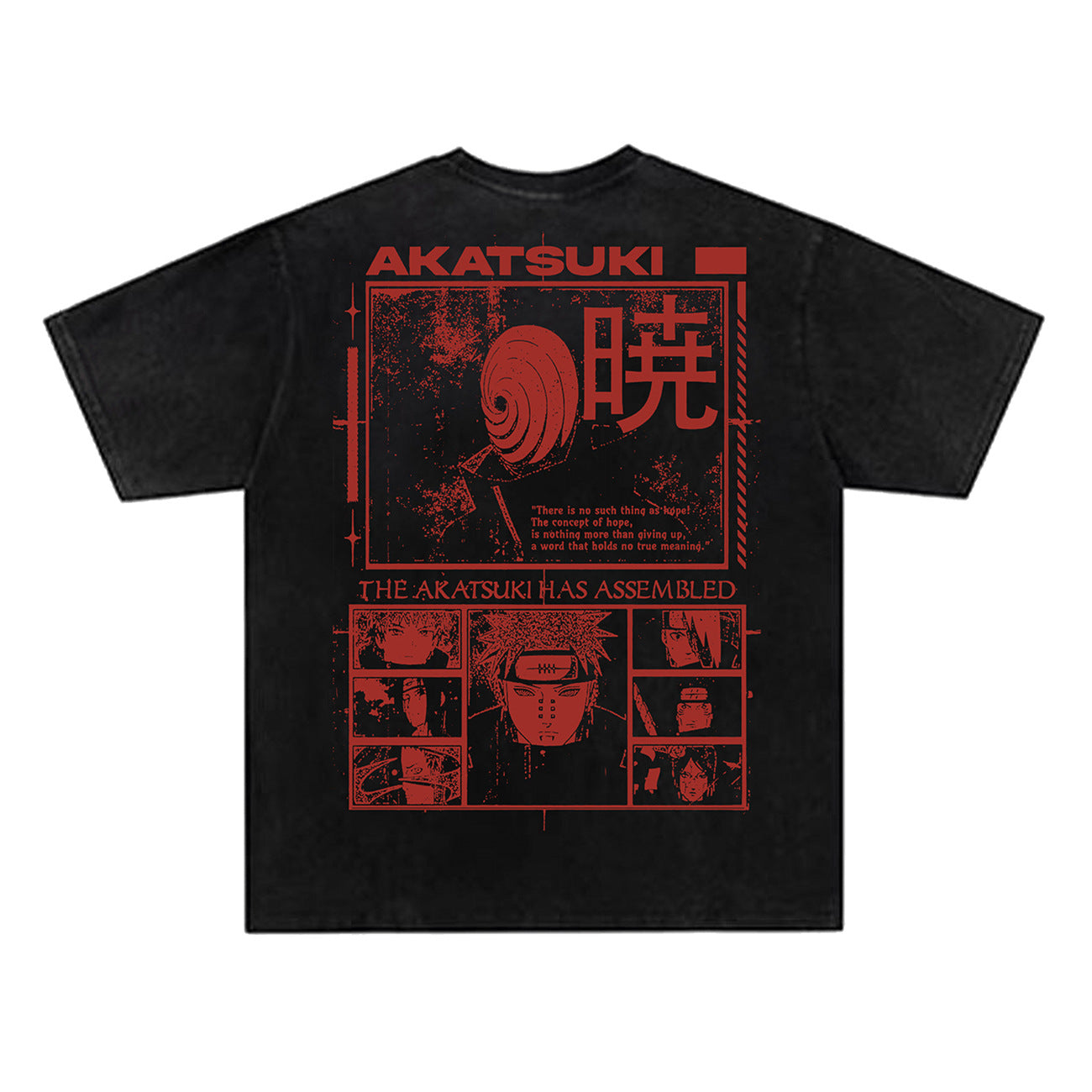 Street Style Casual Red Ink Print Short Sleeve T-Shirt Unisex Couple