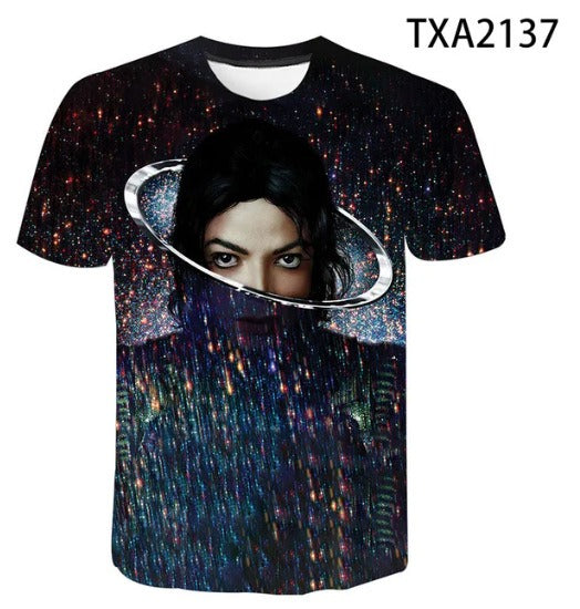 Michael Jackson Men's and Women's Fashion Hip Hop T-shirt