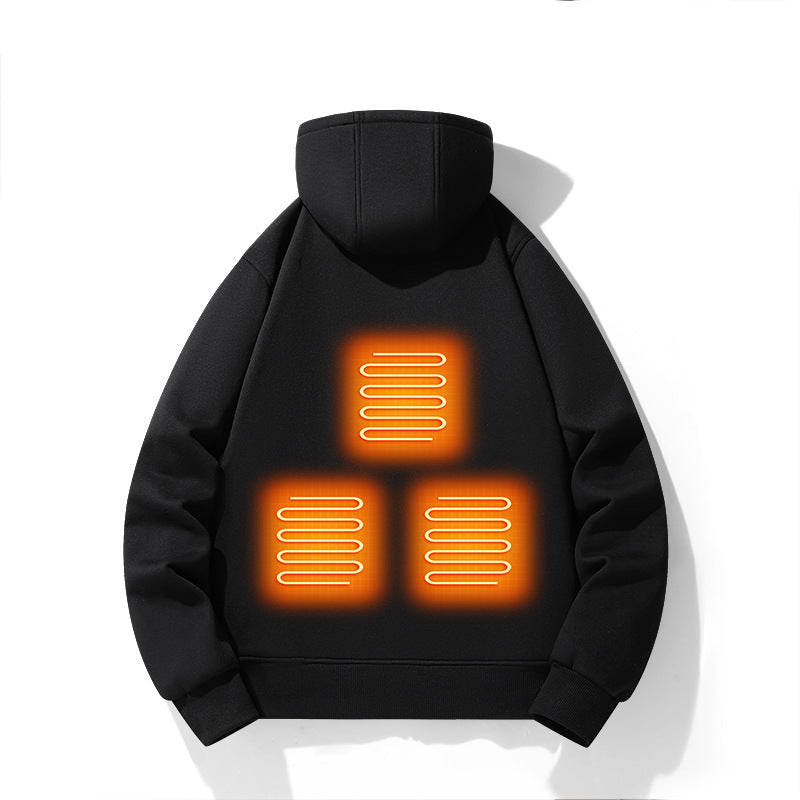 5-Zone Heated Hoodie – Smart Thermal Jacket