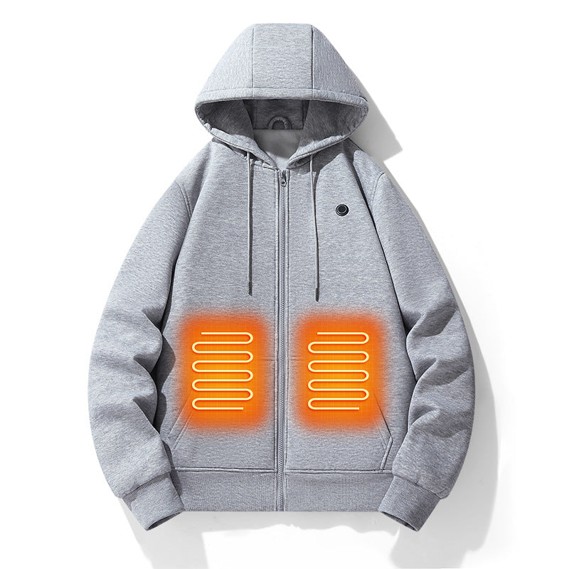 5-Zone Heated Hoodie – Smart Thermal Jacket