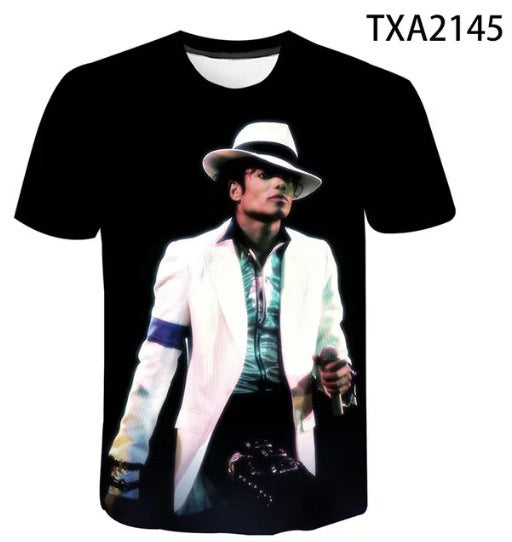 Michael Jackson Men's and Women's Fashion Hip Hop T-shirt
