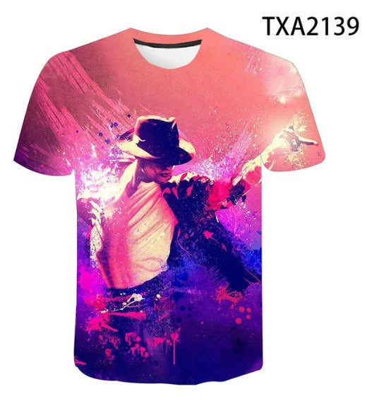 Michael Jackson Men's and Women's Fashion Hip Hop T-shirt