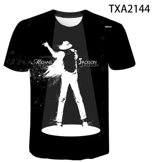 Michael Jackson Men's and Women's Fashion Hip Hop T-shirt