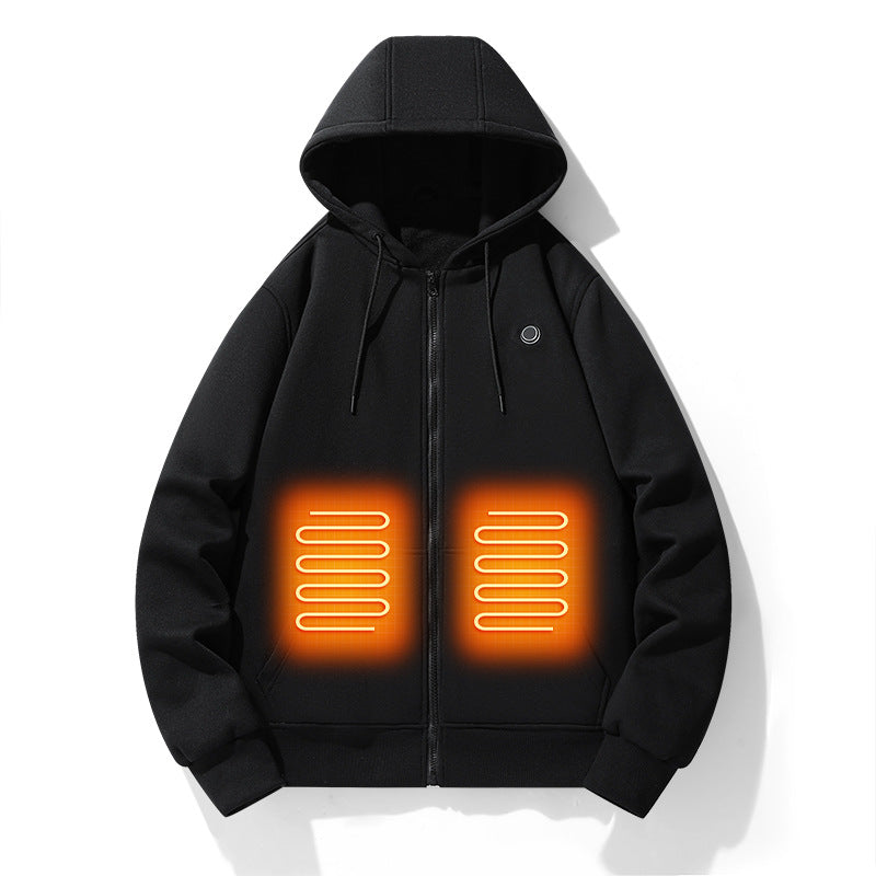 5-Zone Heated Hoodie – Smart Thermal Jacket